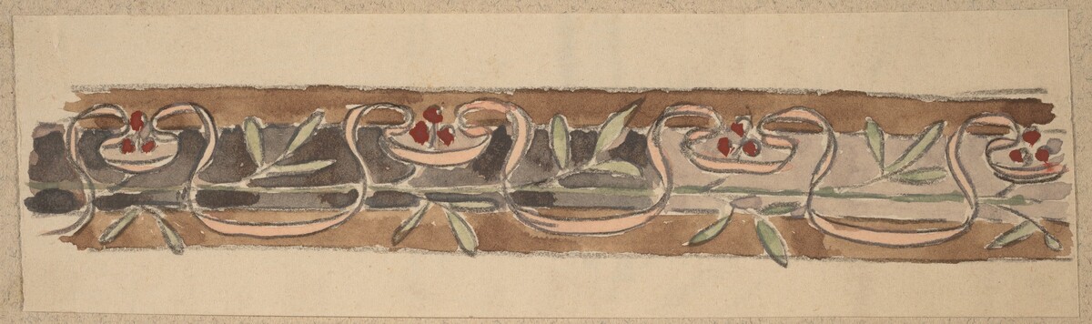 Study for a Border Design by Charles Sprague Pearce