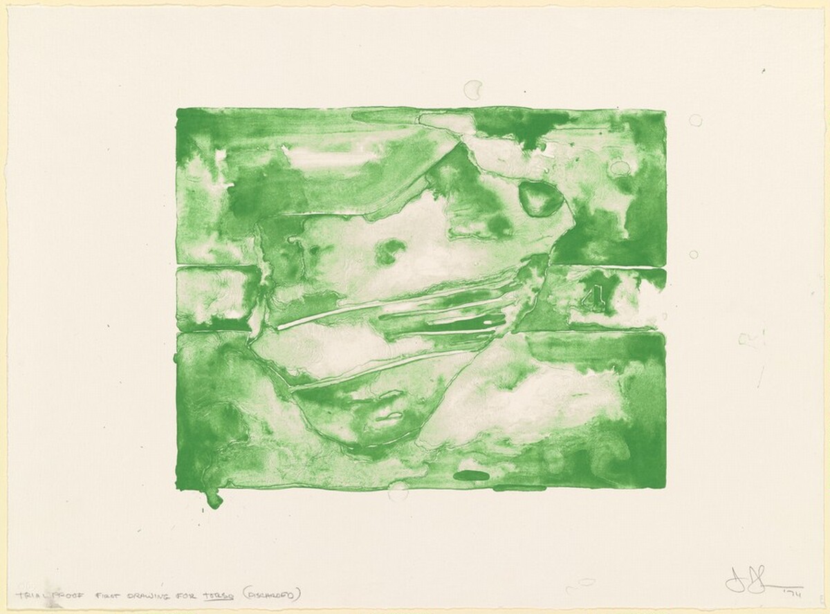Torso [trial proof] by Jasper Johns