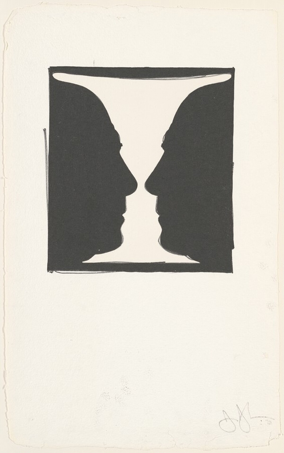 Cup 2 Picasso [verso] [trial proof] by Jasper Johns