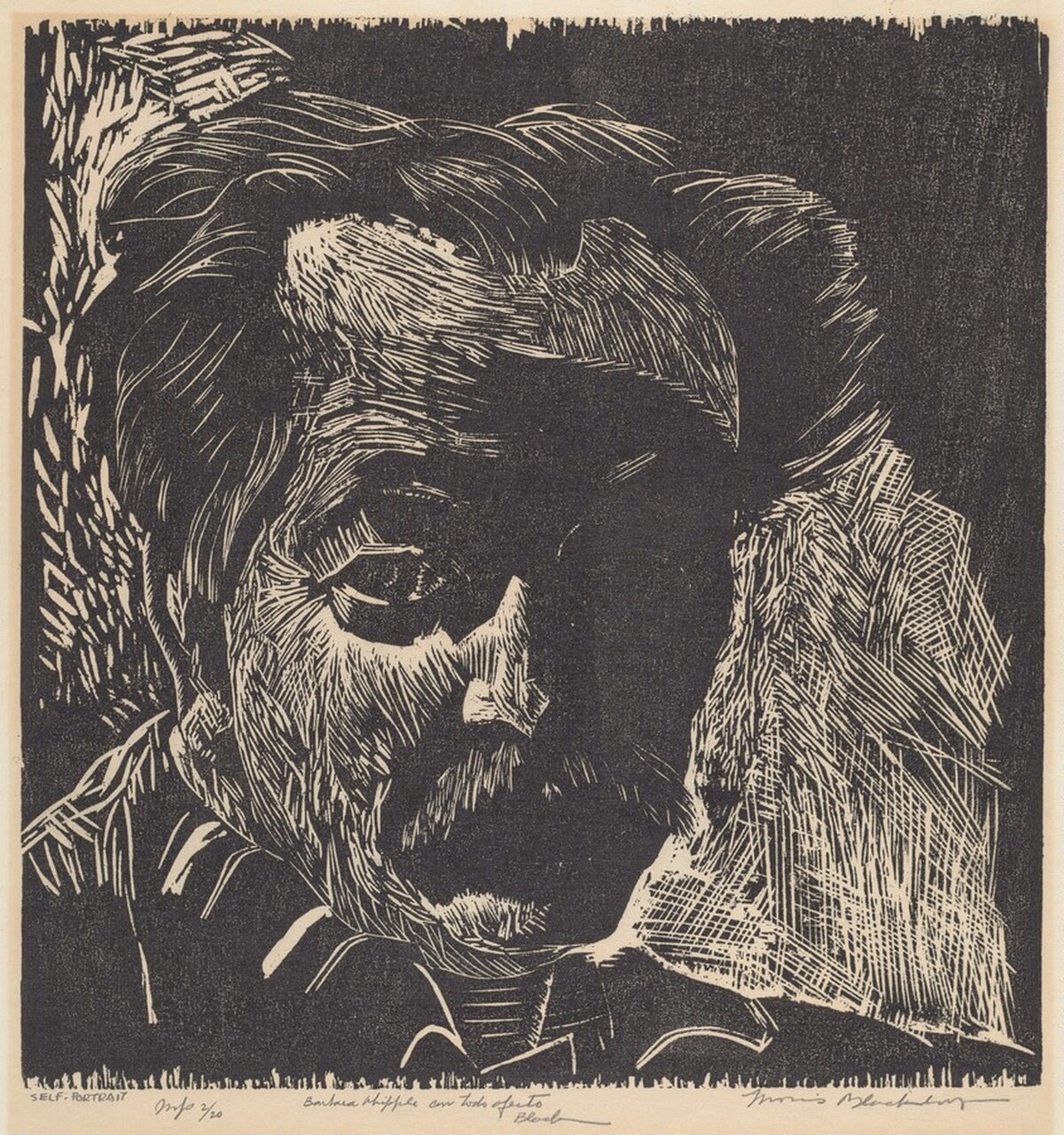 Self-Portrait by Morris Atkinson Blackburn