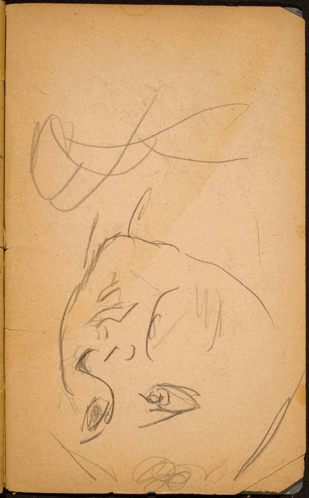 Gesicht (Face) [p. 79] by Max Beckmann