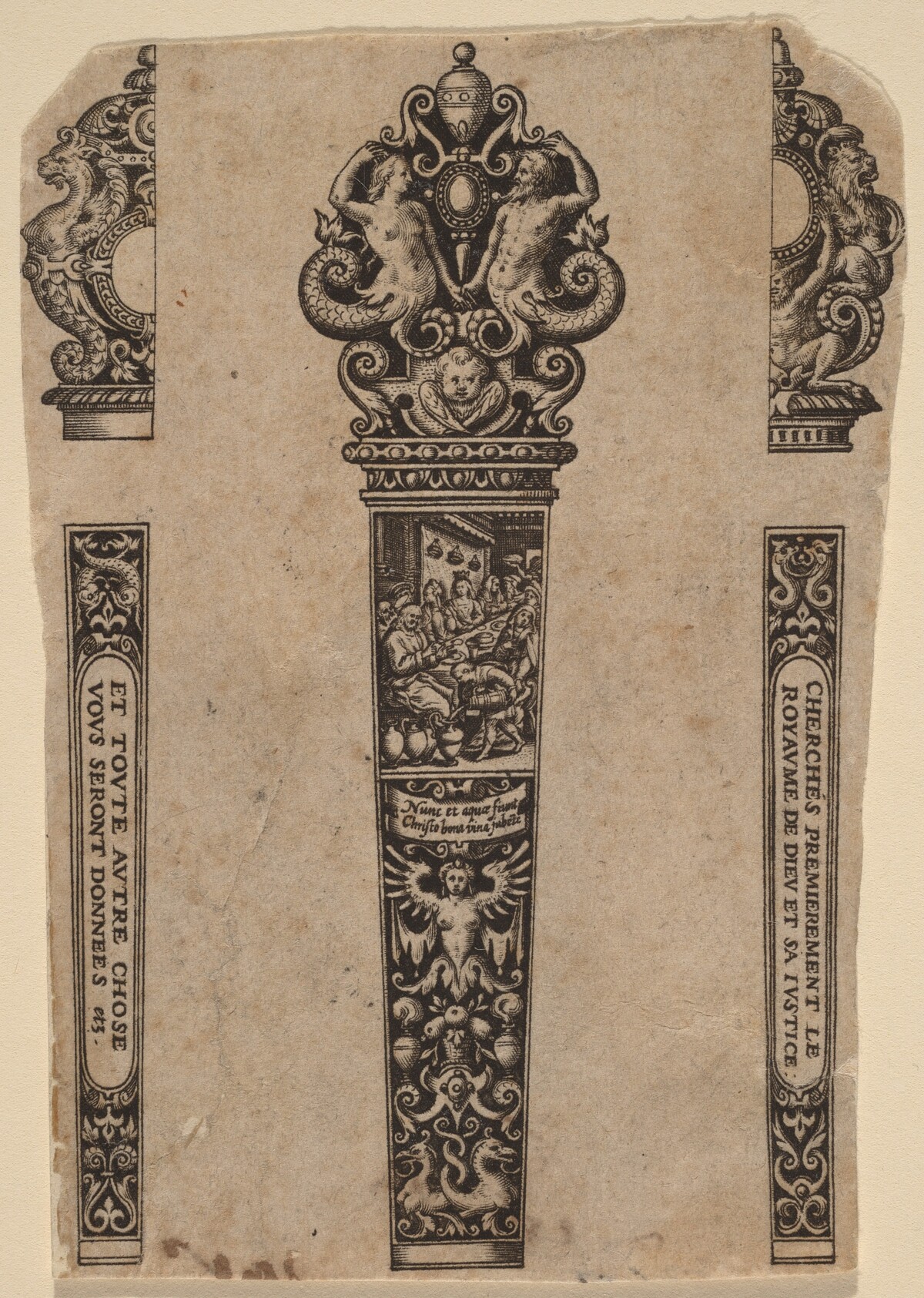 Ornament for Knife Handle by Theodor de Bry