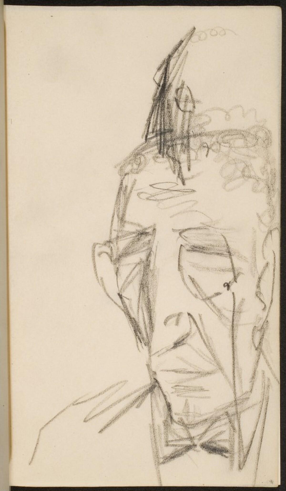 älterer Mann (Elderly Face) [p. 91] by Max Beckmann