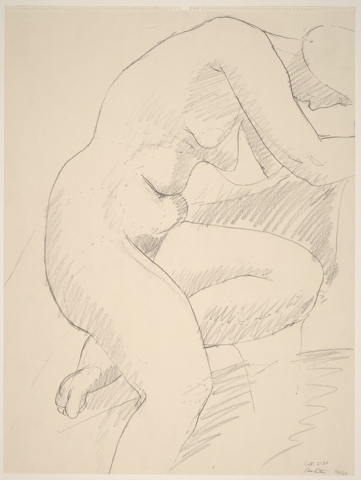 Study for "Untitled" by Philip Pearlstein