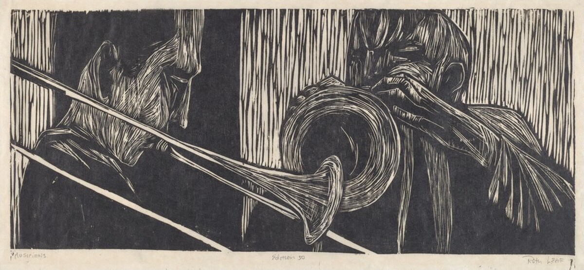 Musicians by Ruth Leaf