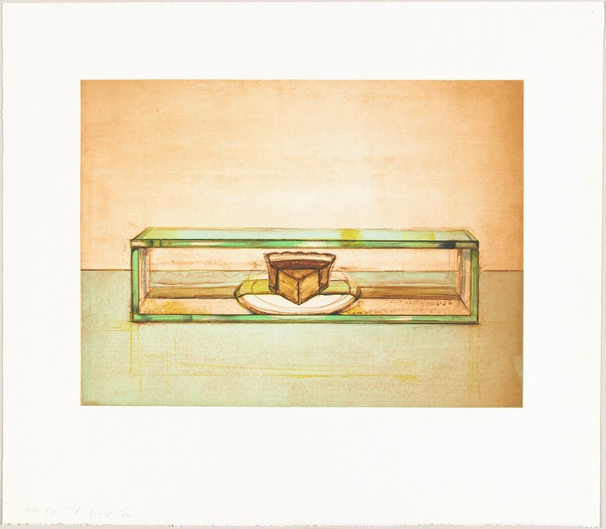 Pie Case by Wayne Thiebaud