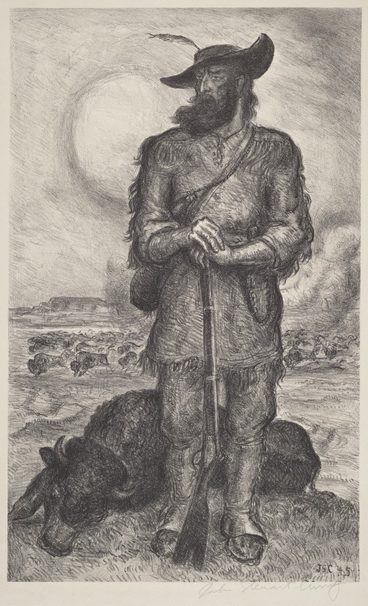 The Plainsman by John Steuart Curry