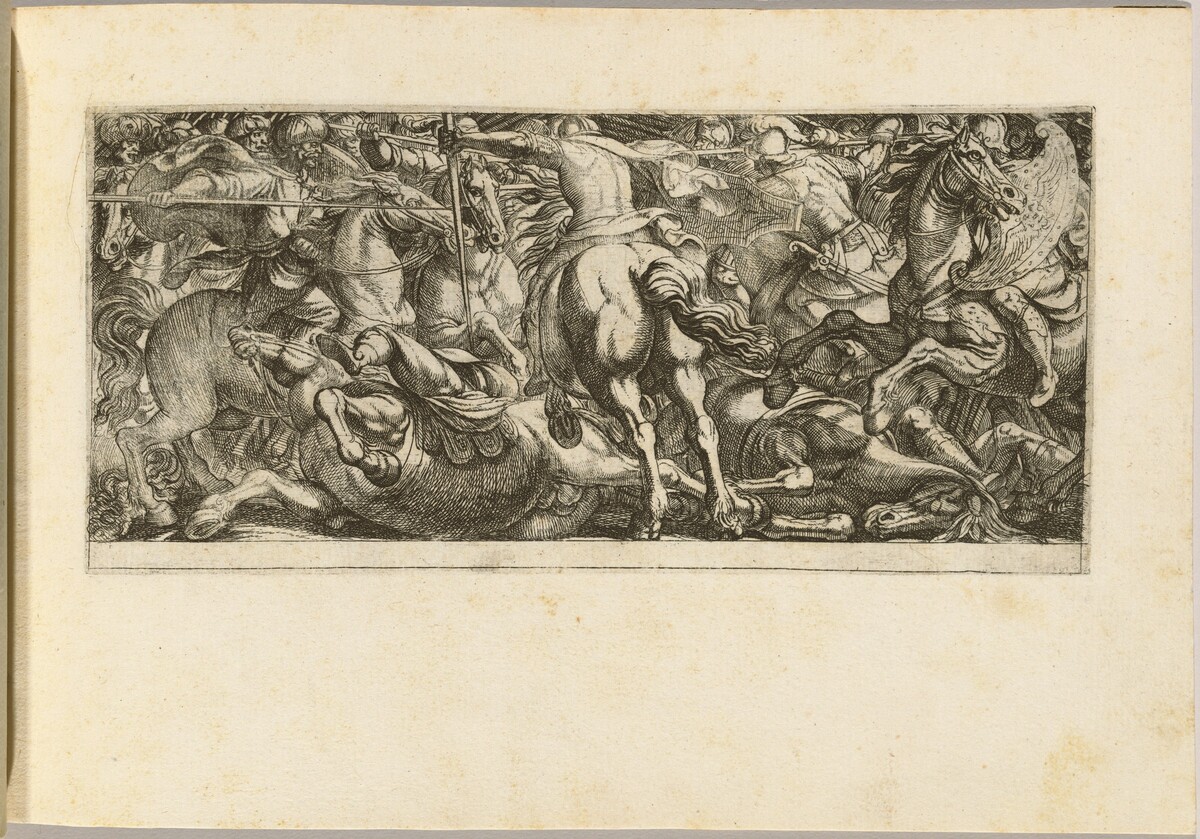 Cavalry Engagement by Antonio Tempesta