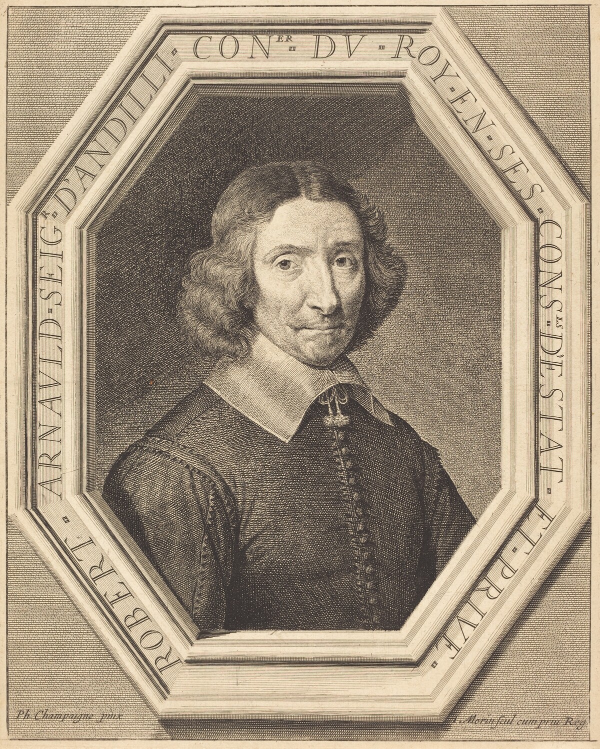Arnauld d'Andilly by Jean Morin after Philippe de Champaigne