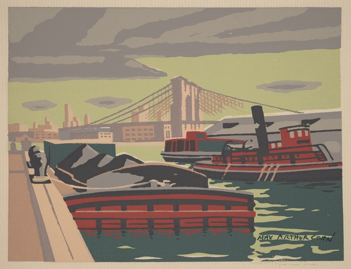 Untitled (Harbor) by Max Arthur Cohn
