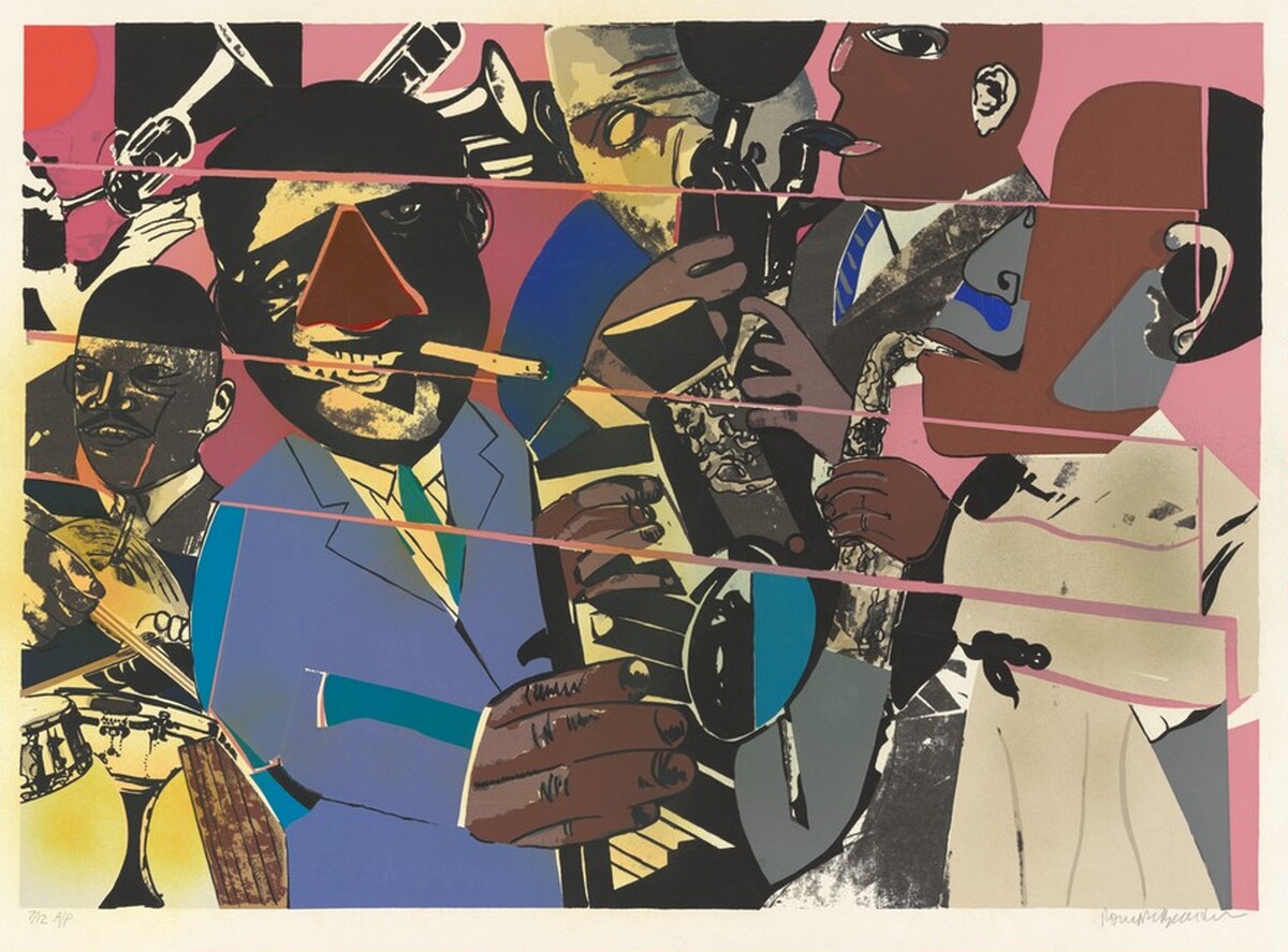 Untitled (Jazz II) by Romare Bearden