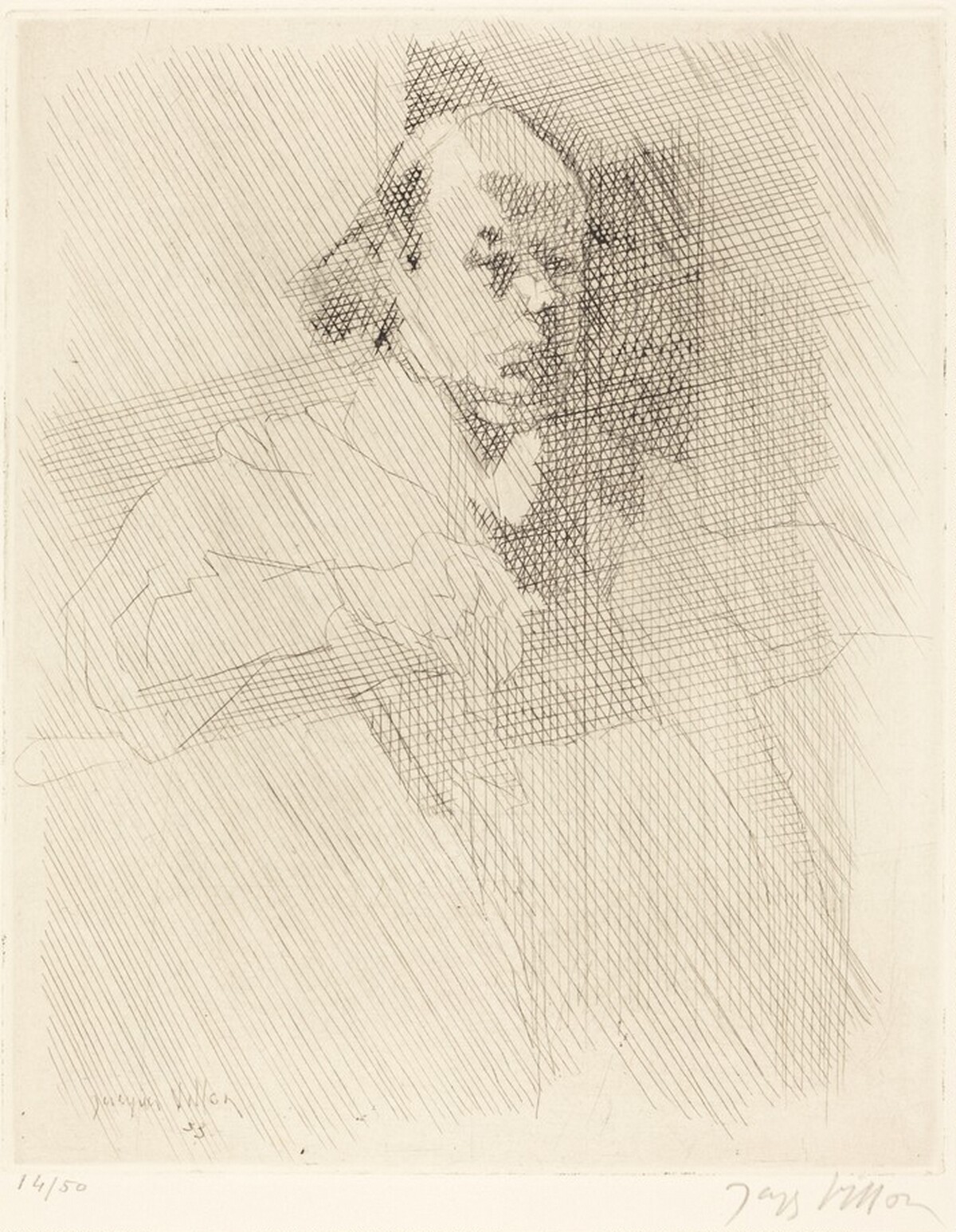 The Poet (Le poète) by Jacques Villon