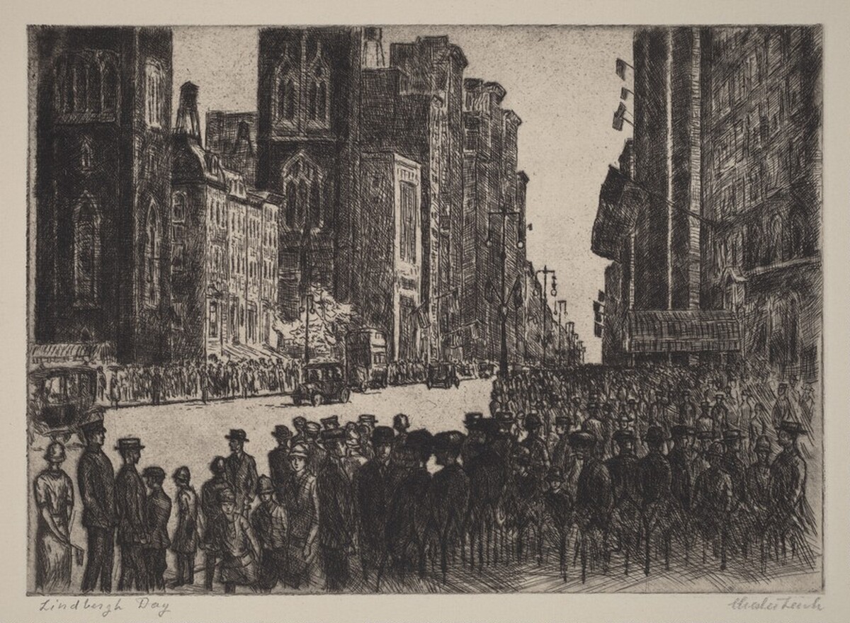 Lindbergh Day by Chester Leich