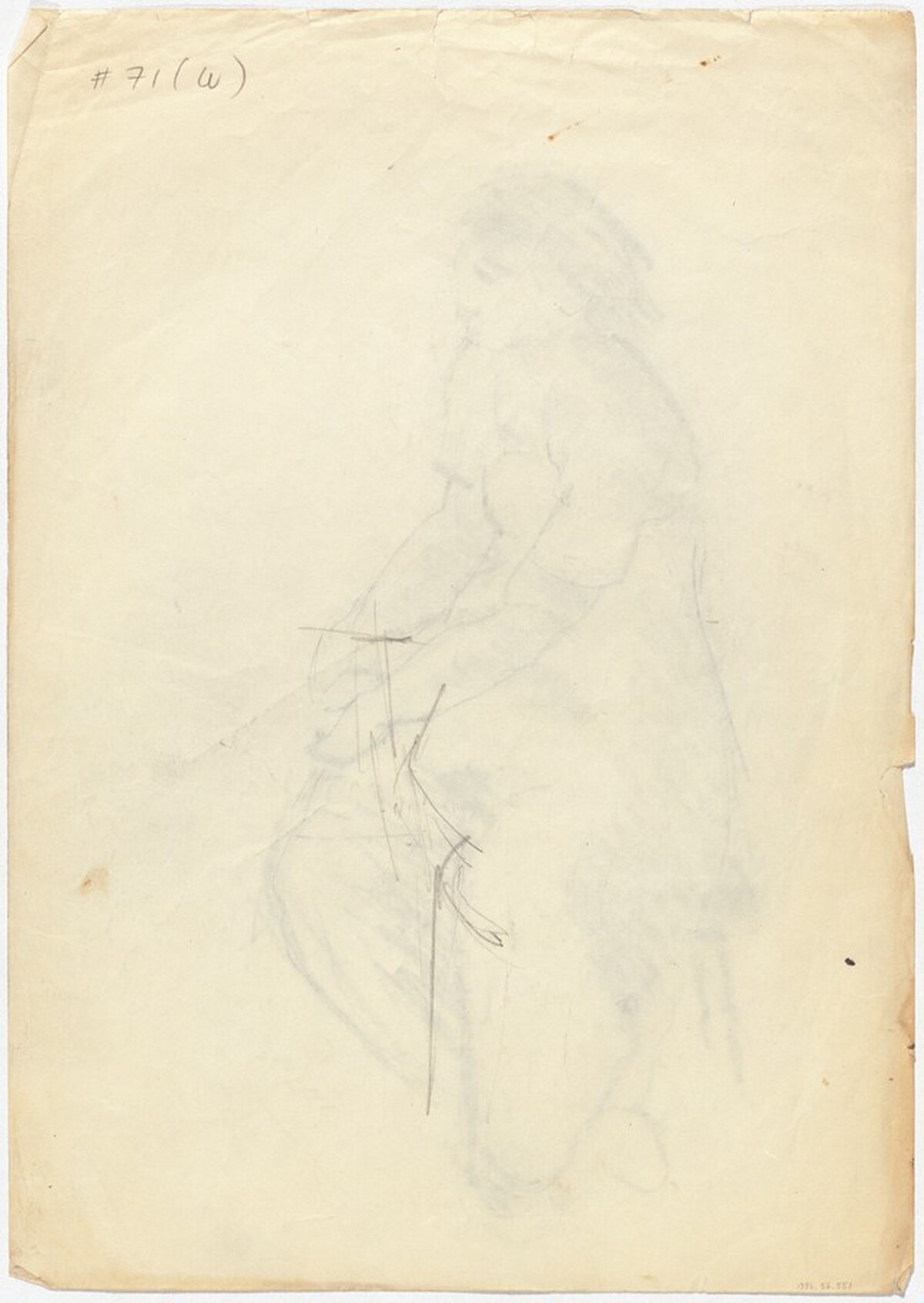 Untitled [verso] by Mark Rothko
