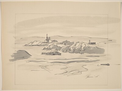 Lighthouse, Rocky Coast