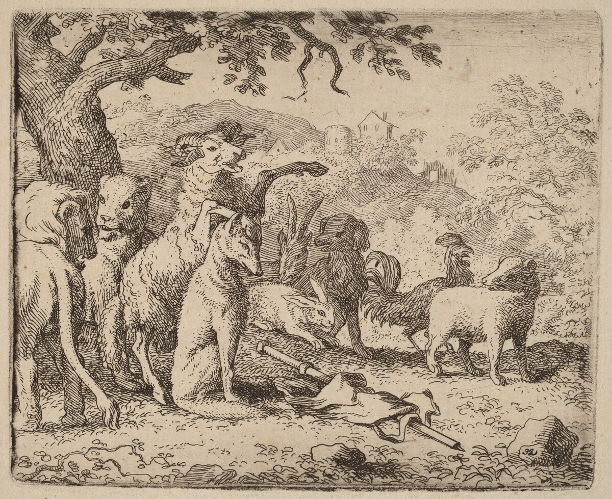The Ram Blesses Reynard by Allart van Everdingen