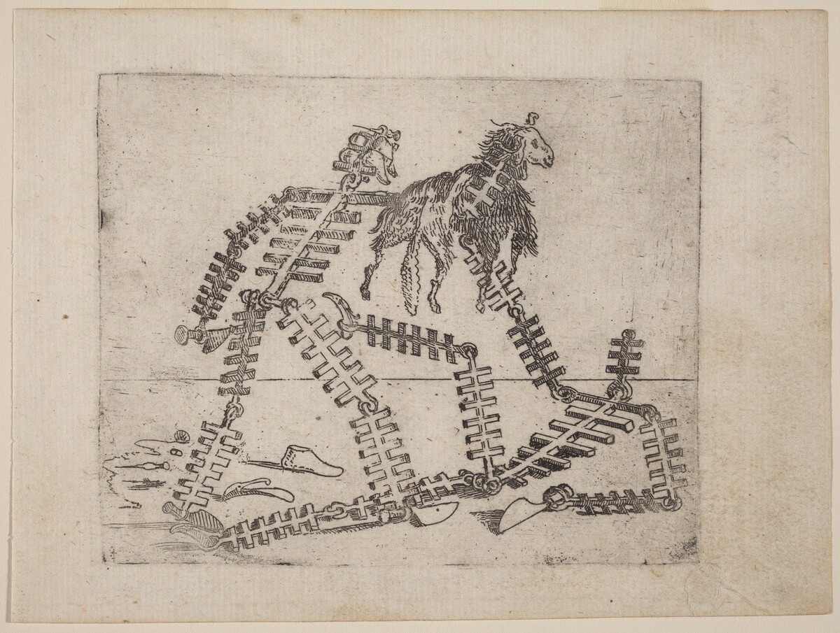 From "Bizzarie di varie Figure" by Giovanni Battista Bracelli