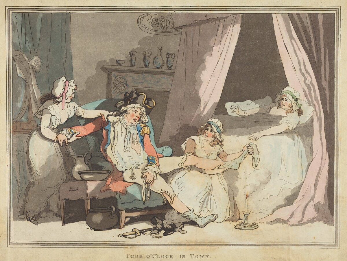 Four o'Clock in Town by Thomas Rowlandson