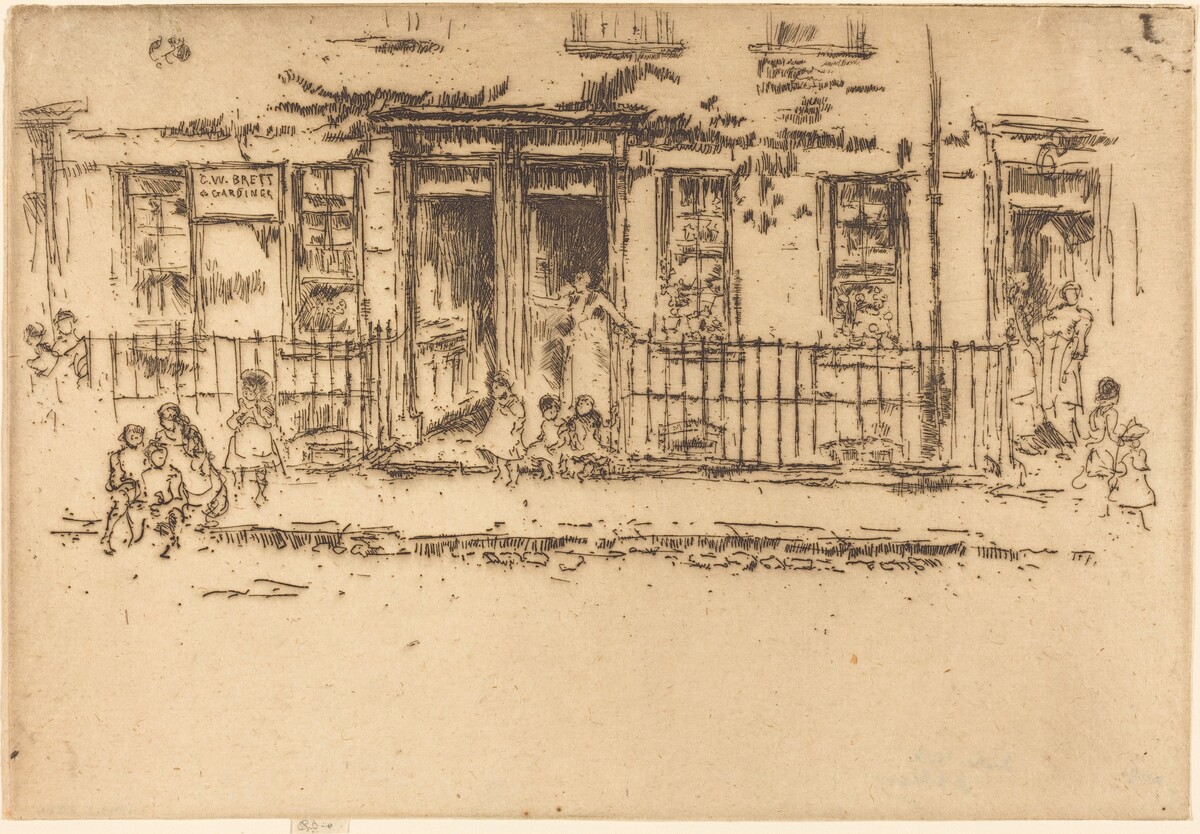 Justice Walk - Chelsea by James McNeill Whistler