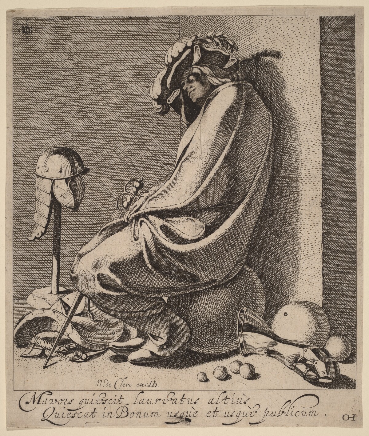 Mars Sleeping by Jacques de Gheyn III