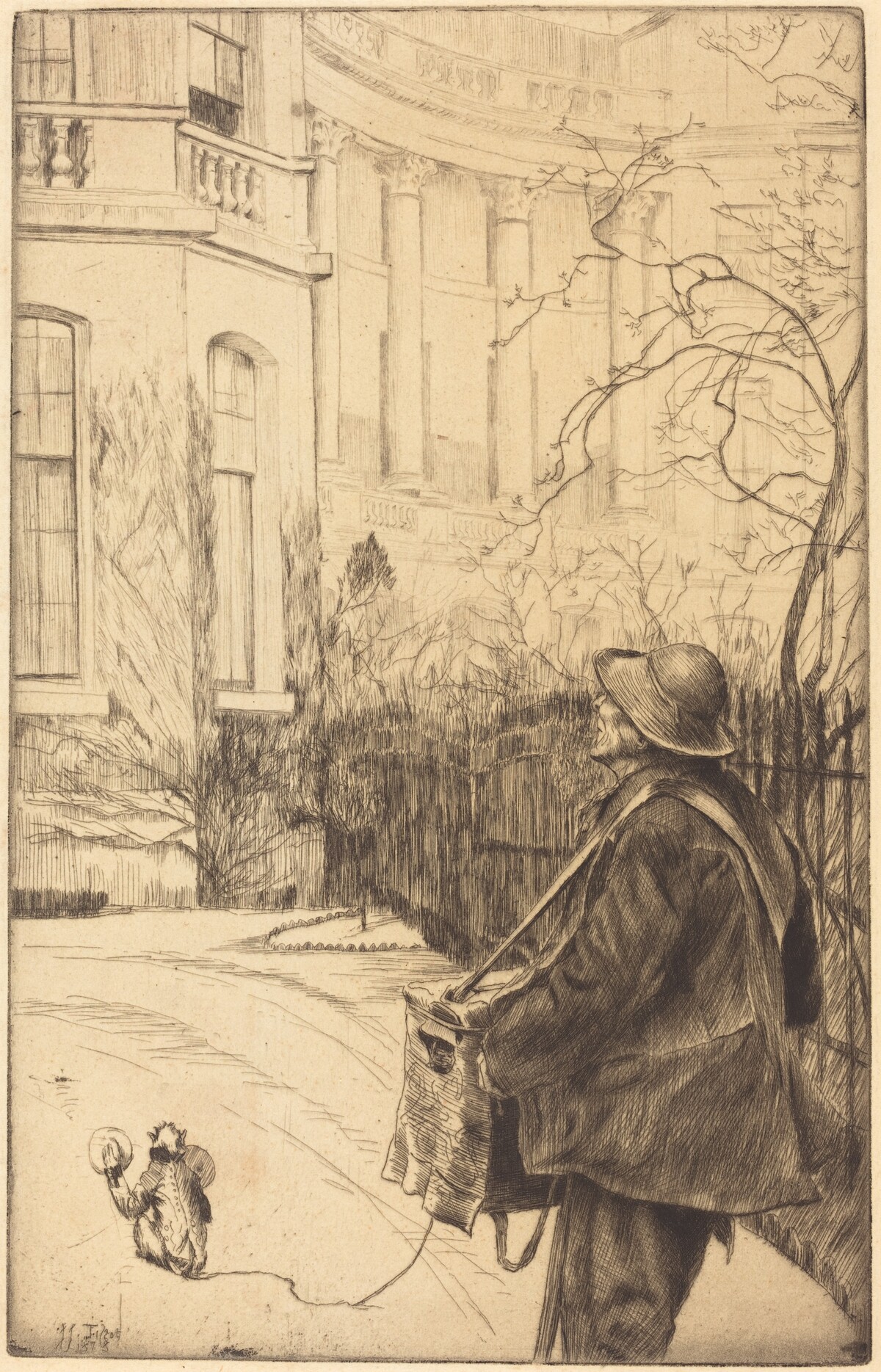 Le joueur d'orgue (The Organ Grinder) by James Jacques Joseph Tissot