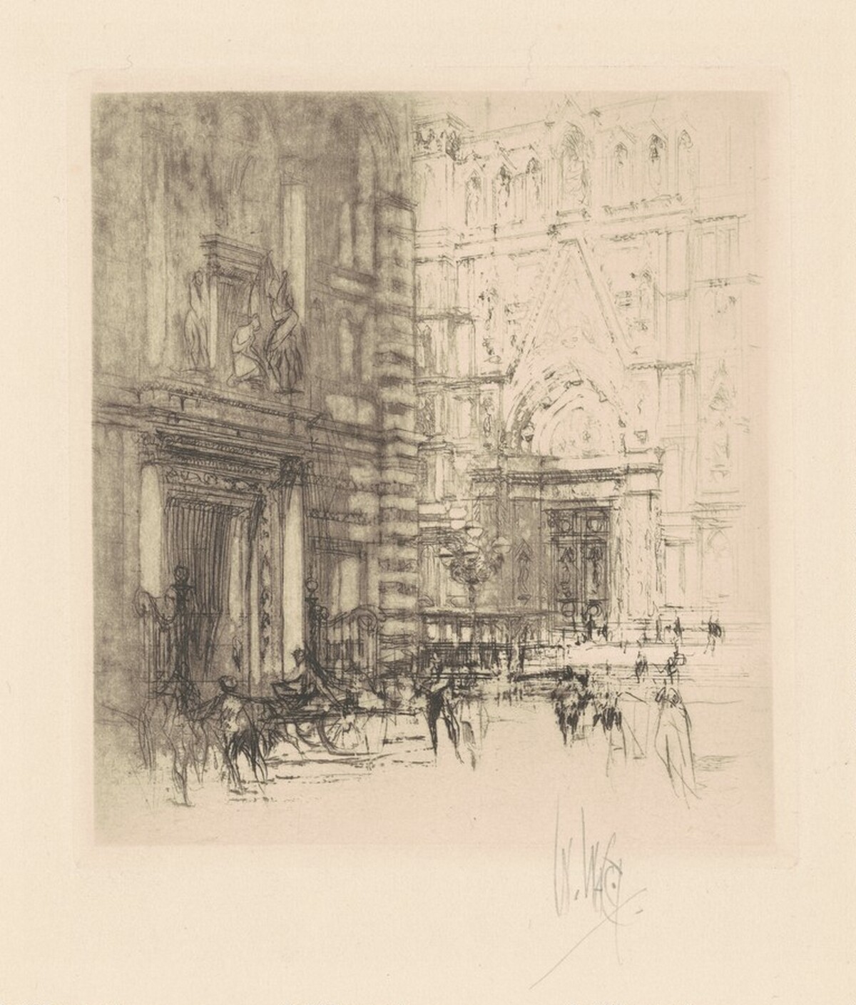 The Baptistry, Florence by William Walcot