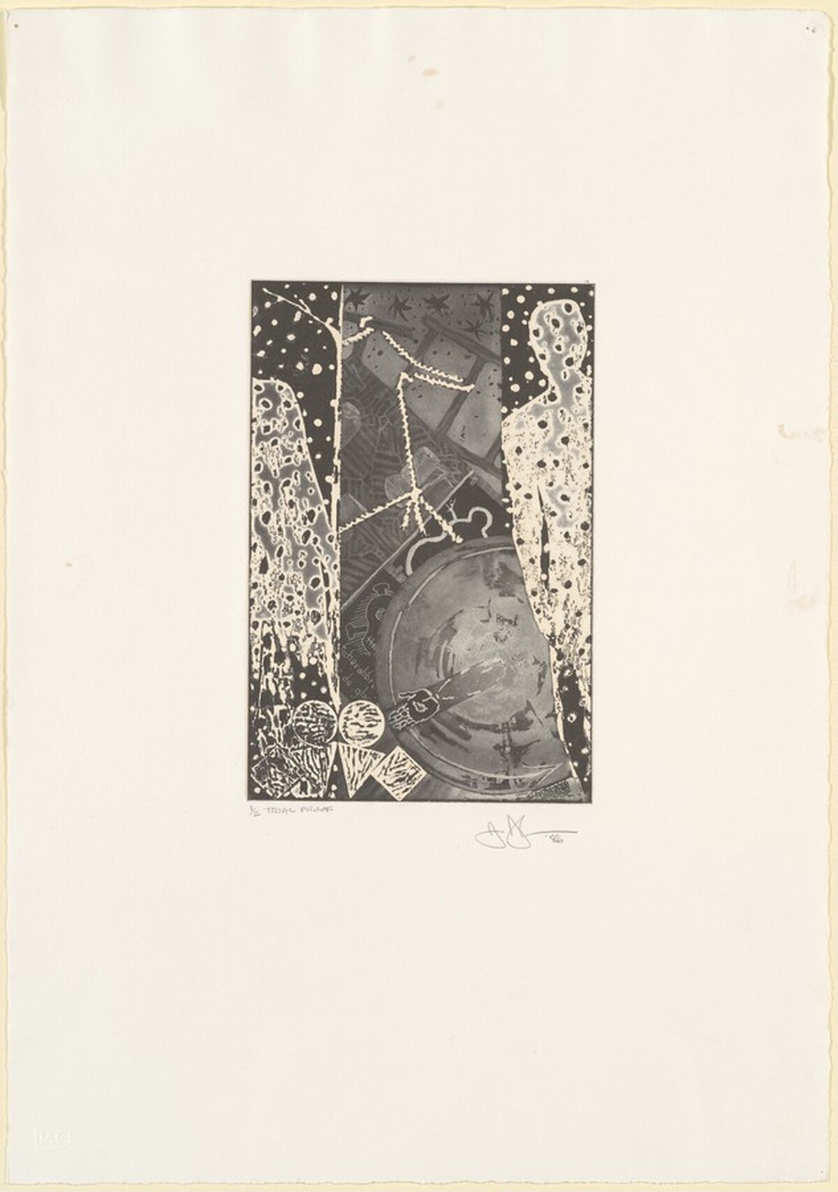 Winter [trial proof] by Jasper Johns