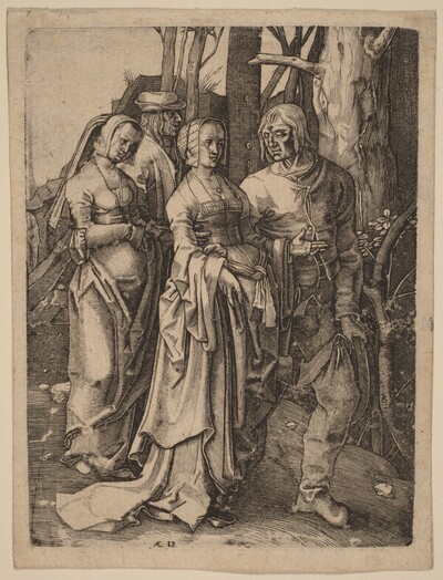 The Two Couples in the Forest