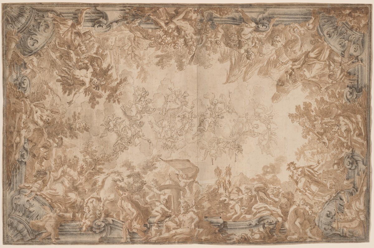 The Triumph of Empire, with the Four Continents by Alessandro Mauro and Francesco de Mura