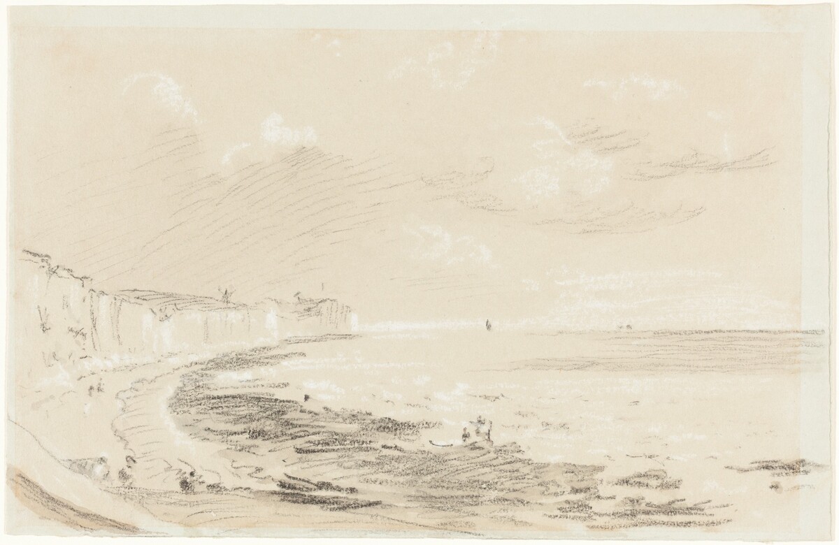 Scene on the South Coast of England by British 19th Century
