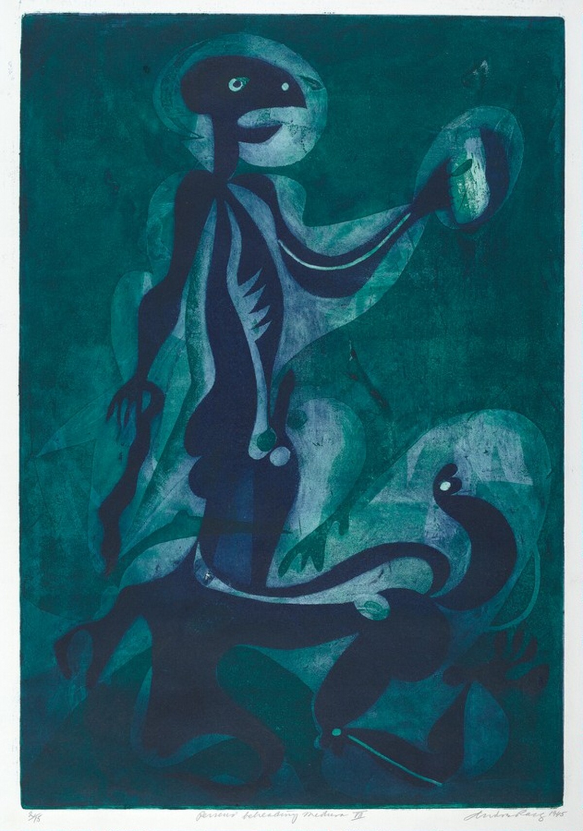 Perseus Beheading Medusa, VII by André Racz