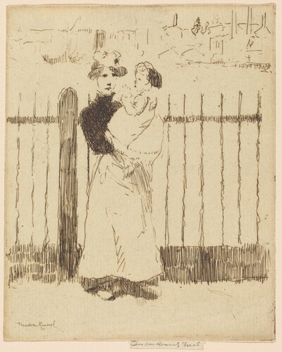 Emma and Her Baby, Chelsea Embankment