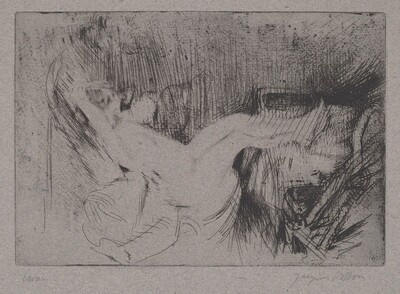 Minne Reclining in a Rocking Chair