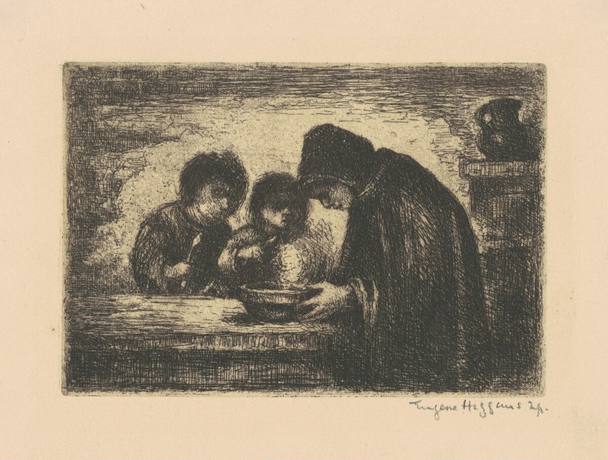 Around the Table by Eugene Higgins