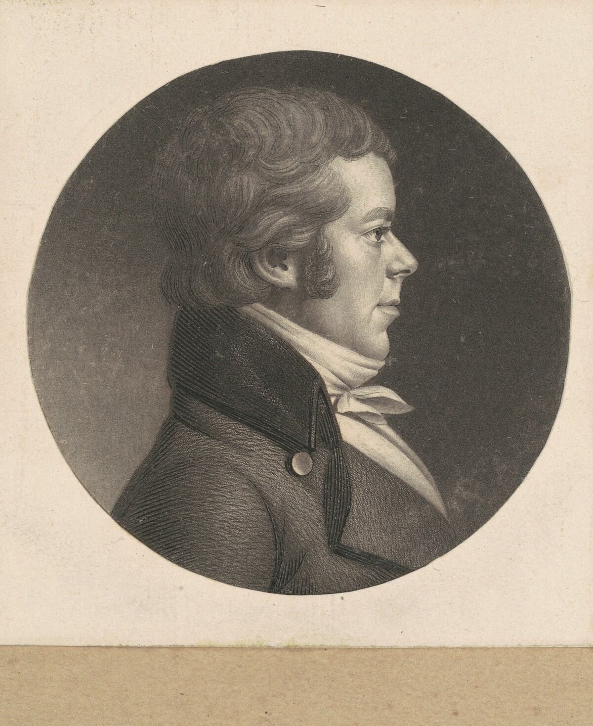 Unidentified Man by Charles B. J. Févret de Saint-Mémin