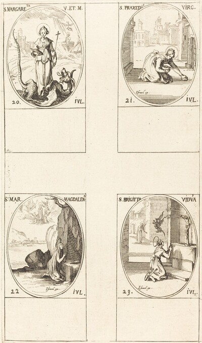 St. Margaret of Antioch; St. Praxedes; St. Mary Magdalene; St. Bridget of Sweden