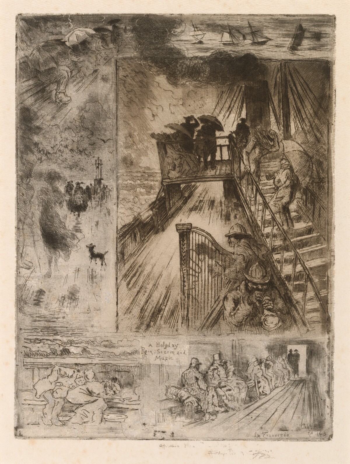 The Passage by Félix-Hilaire Buhot