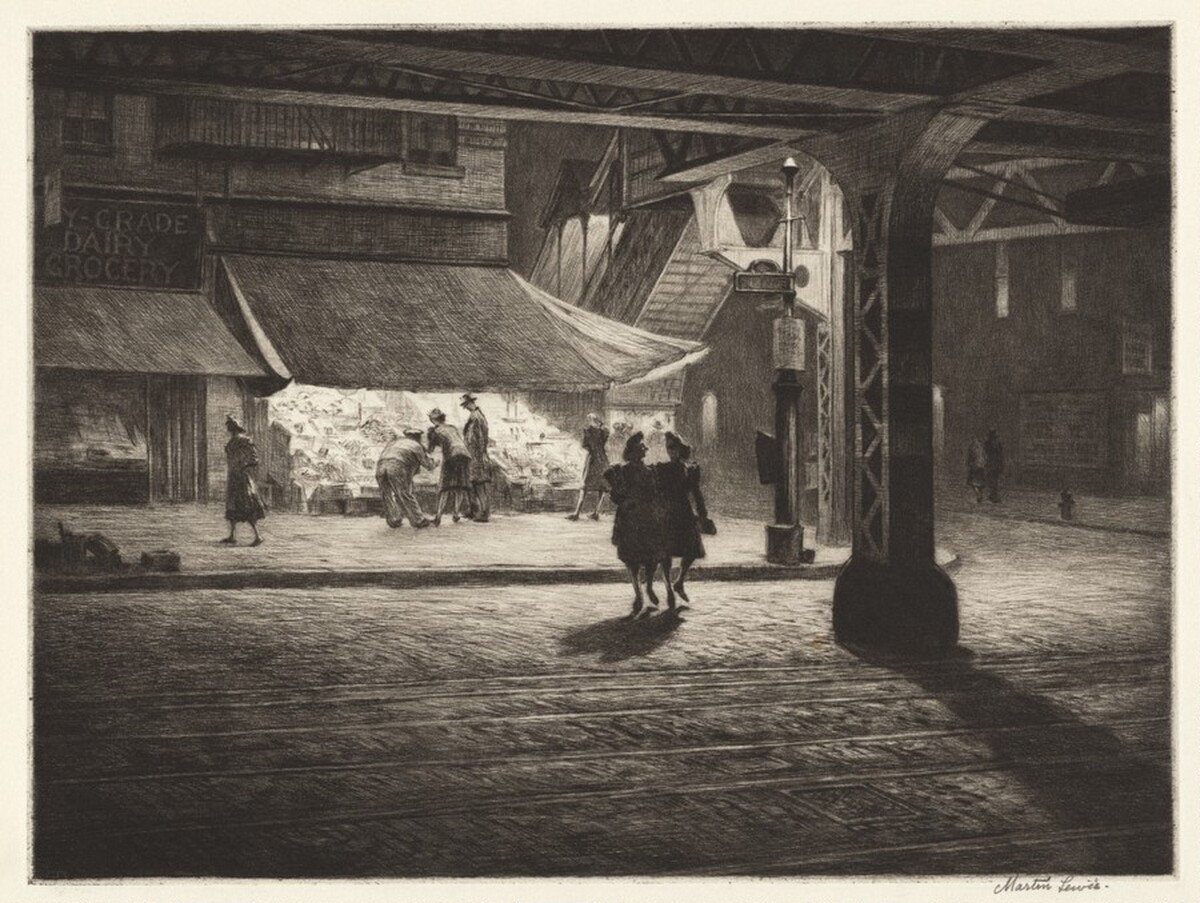Yorkville Night by Martin Lewis