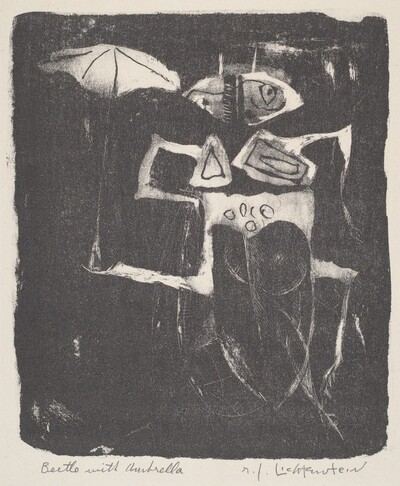 Beetle with Umbrella