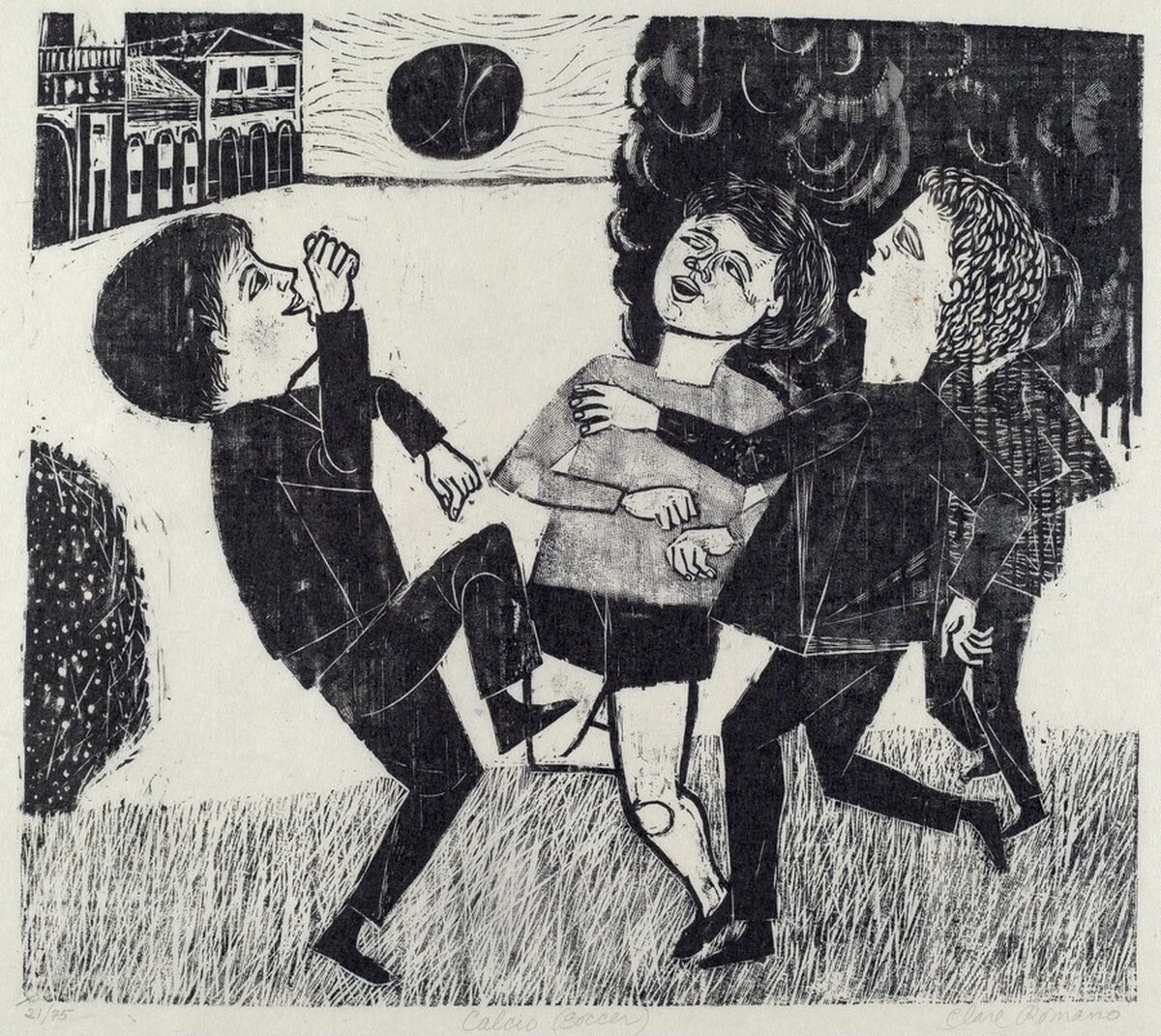 Calcio (Soccer) by Clare Romano