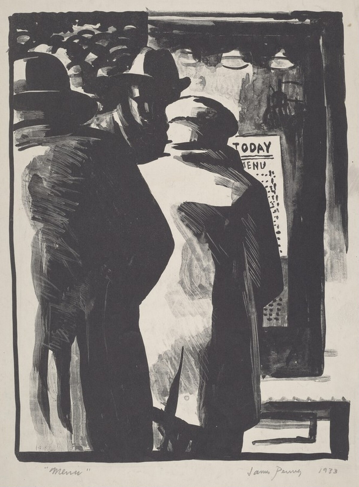 Menu by James Penney