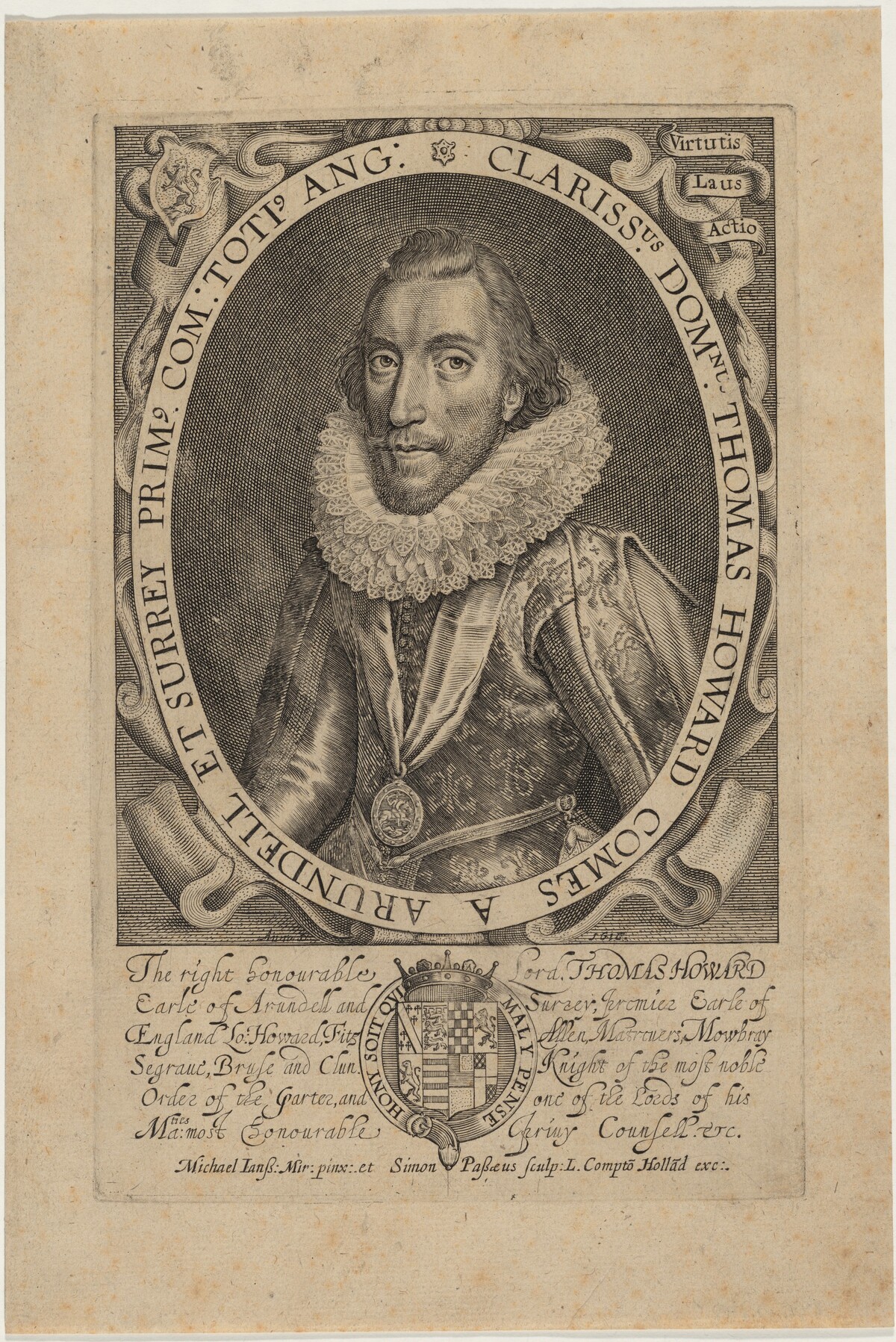 Thomas Howard, Second Earl of Arundel and Surrey by Simon de Passe