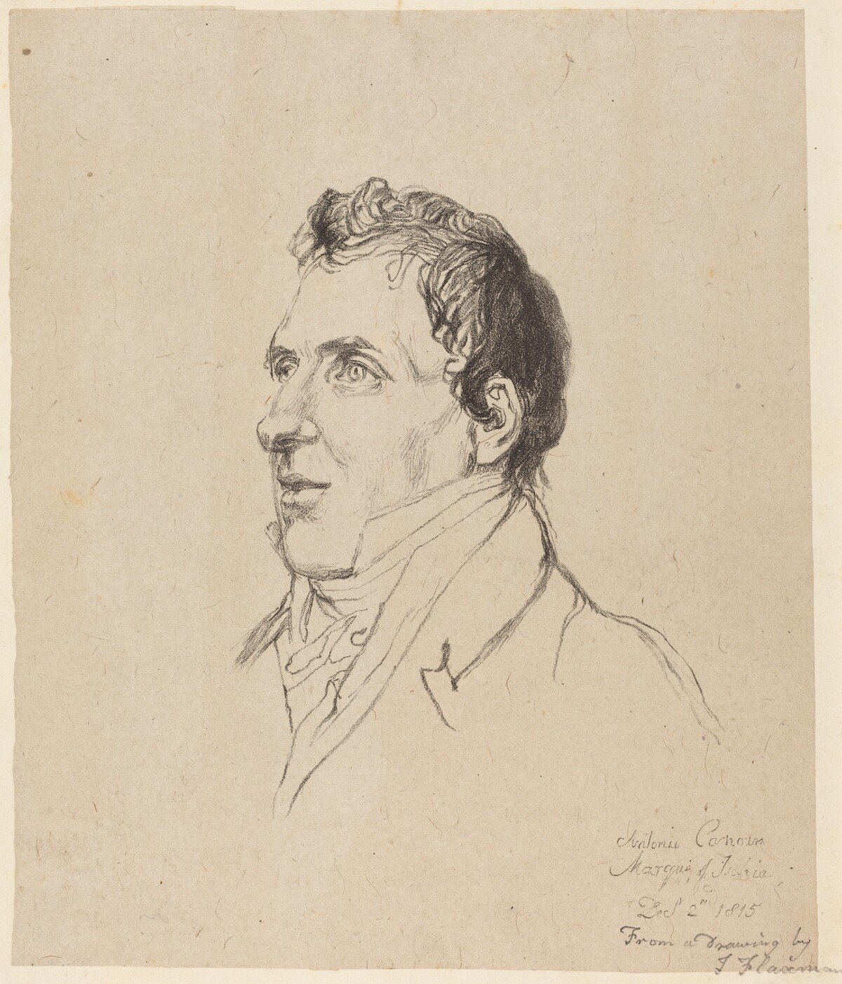 Antonio Canova by after John Flaxman