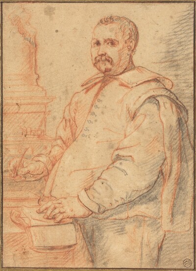 A Scholar Writing