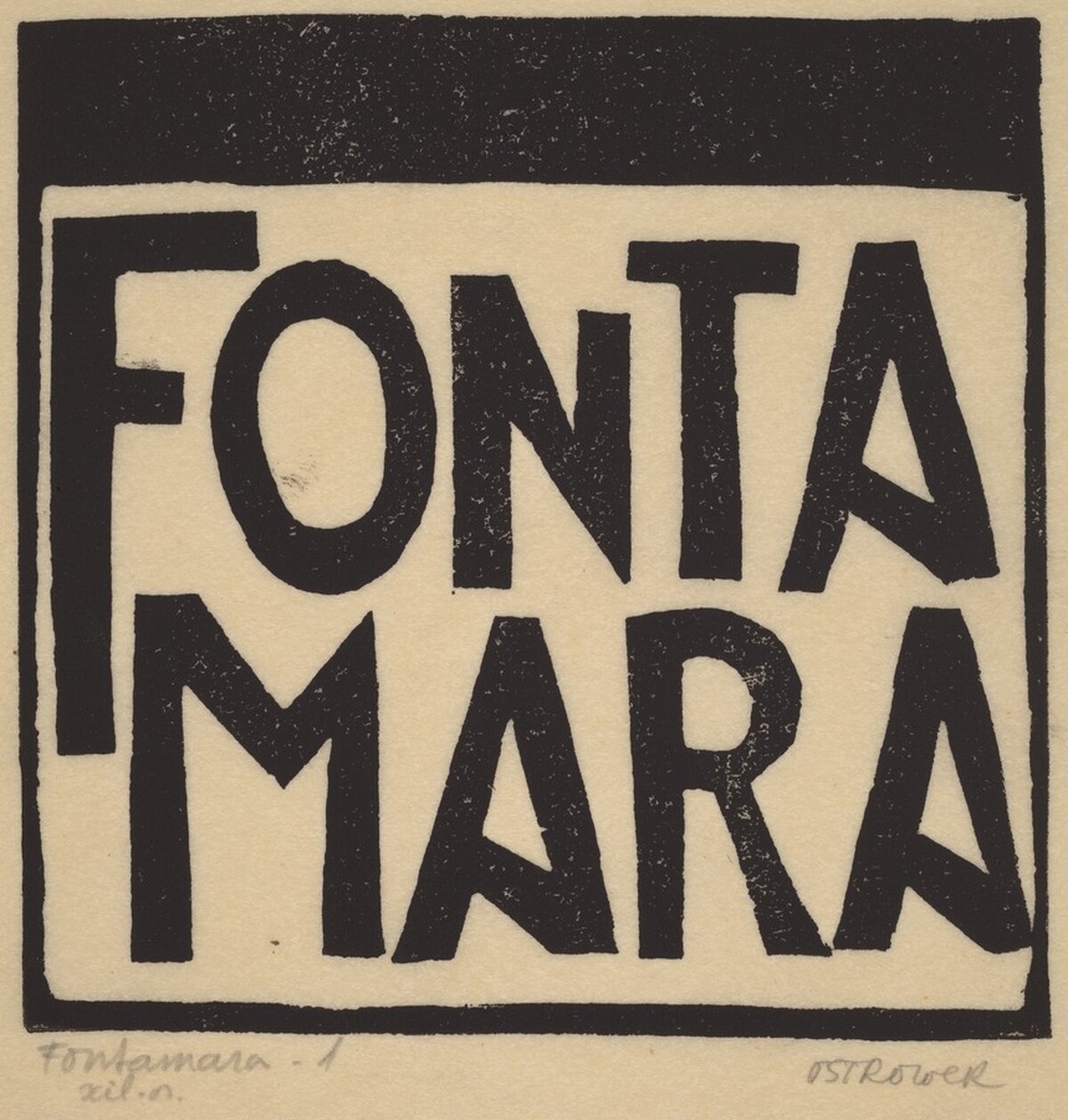 Fontamara I by Fayga Ostrower
