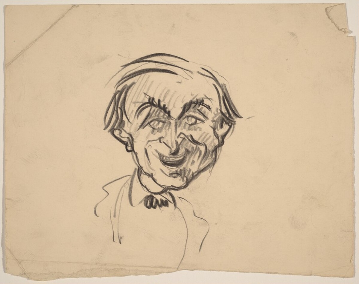 Caricature of a Man by Alfred Bendiner