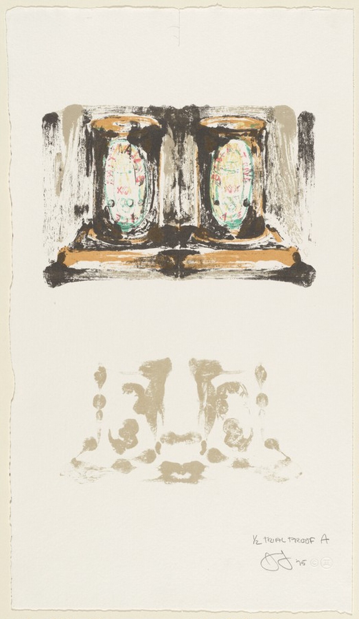 Ale Cans [trial proof A] by Jasper Johns