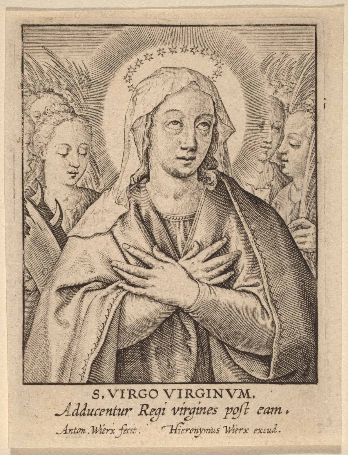 S. Virgo Virginum by Antonie Wierix