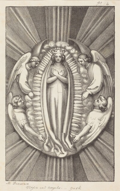Virgin and Angels, a Key Stone in York