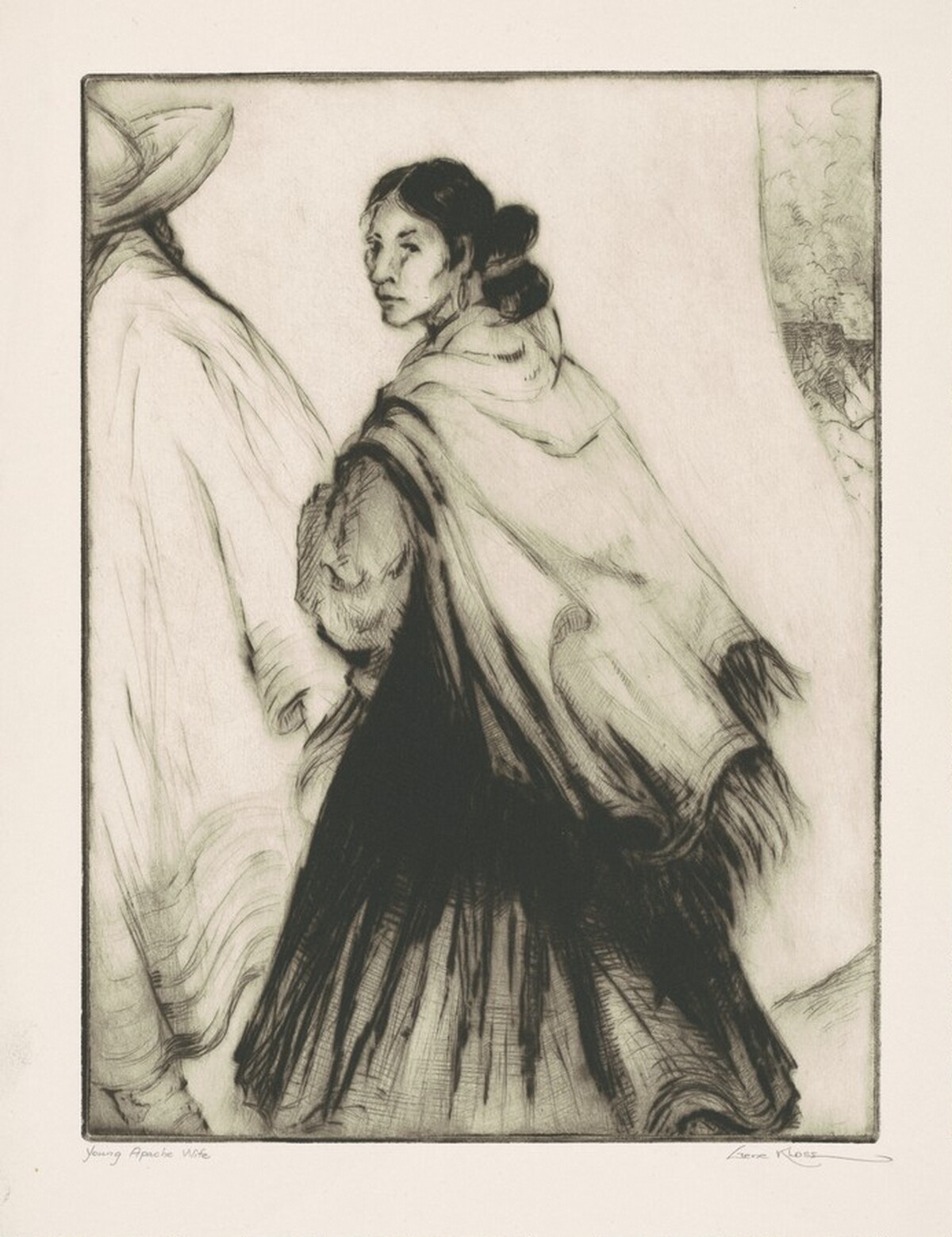 Young Apache Wife by Gene Kloss